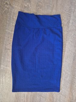 LulaRo Royal Blue Pencil Skirt Xs