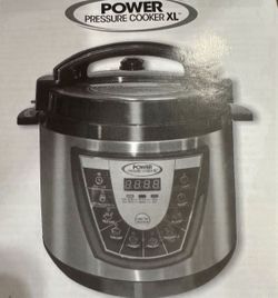 Great Gift For Christmas ! New Power Pressure Cooker XL - 6-Quart Multi-Functional Kitchen Appliance! 