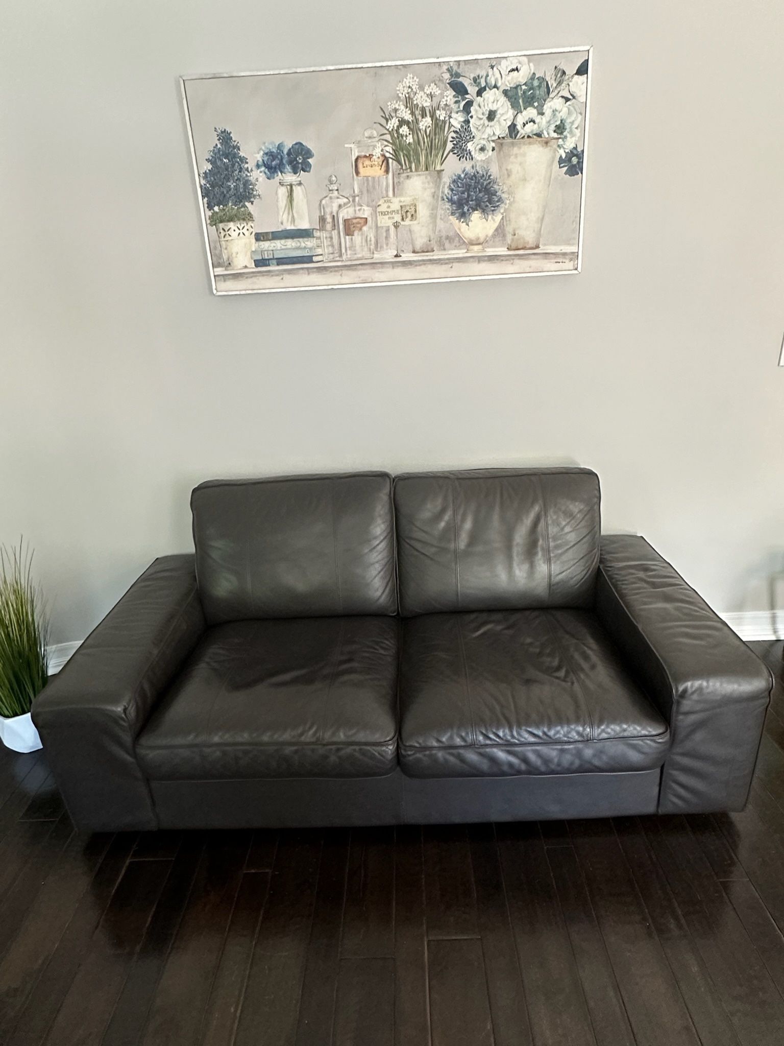 Leather Sofa - IKEA - Dark Brown