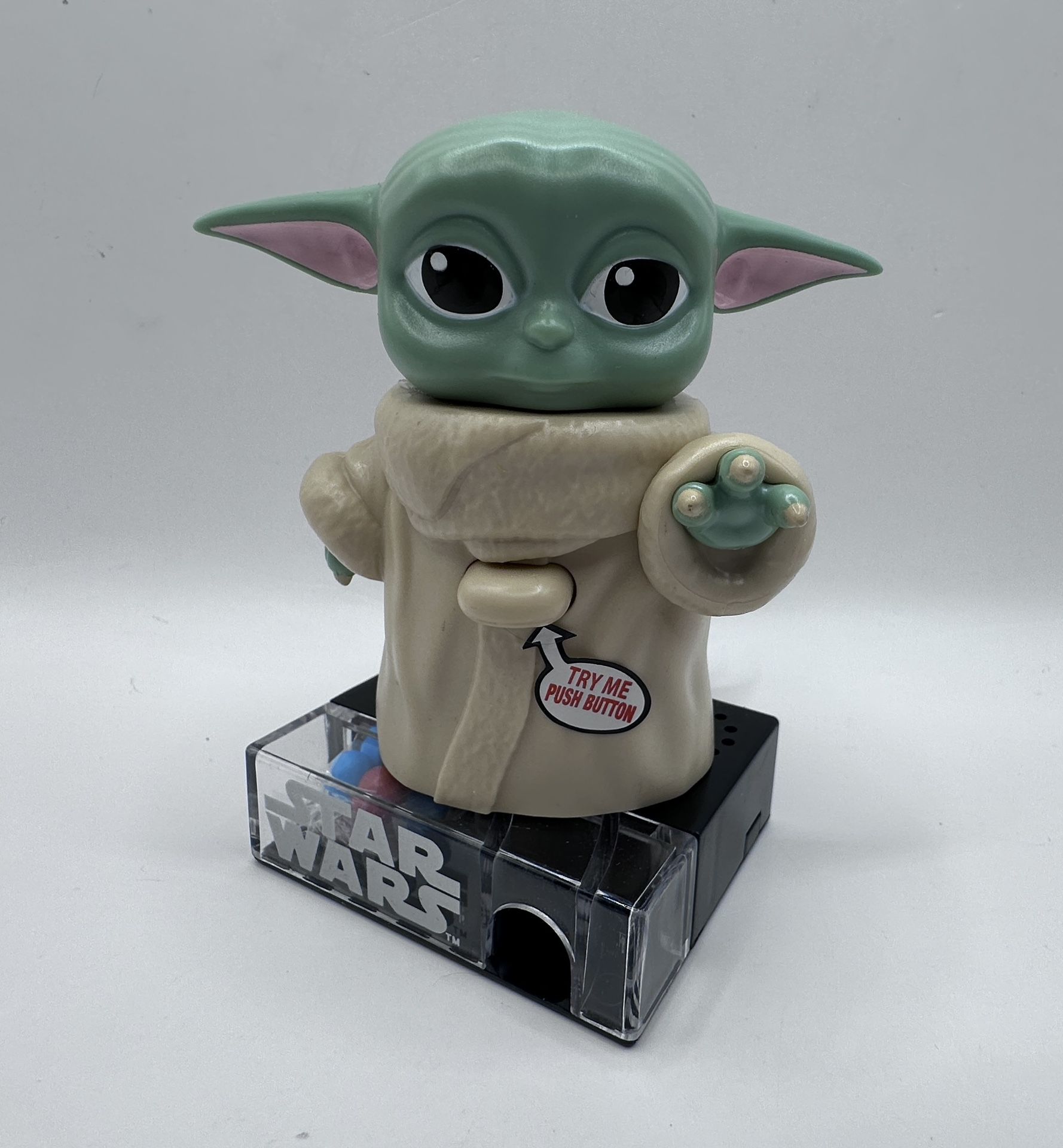 NEW 2022 Star Wars Mandalorian Grogu 5" Talking Candy Dispenser Figure Baby Yoda