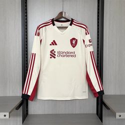2025/2026 Long Sleeve Liverpool Away Football Shirt 1:1