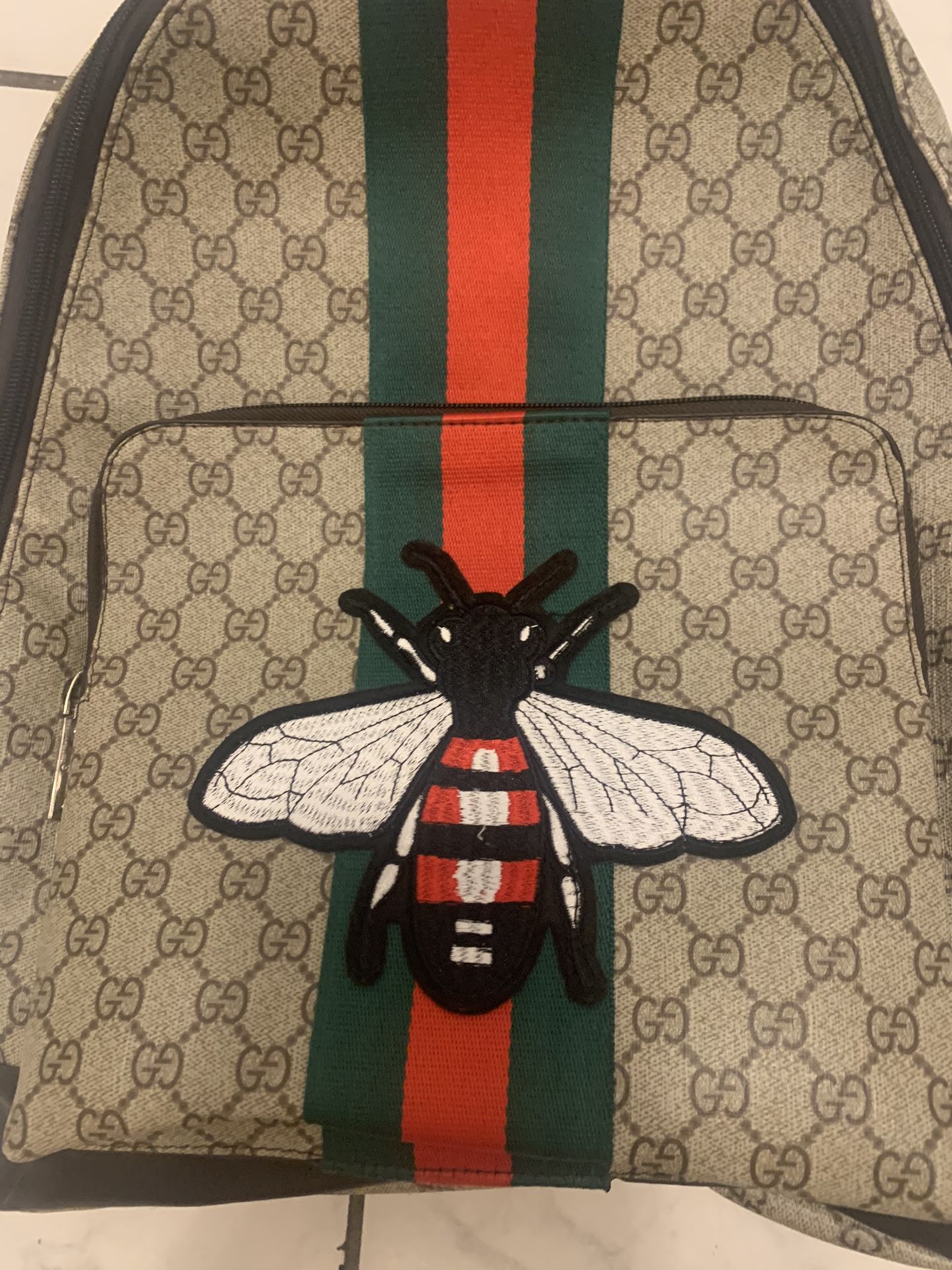 Gucci animalier web bee backpack