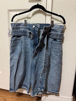 Agolde Reworked 90s High Rise Jean Shorts