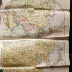 Antique 1904 North American War Supplement Map