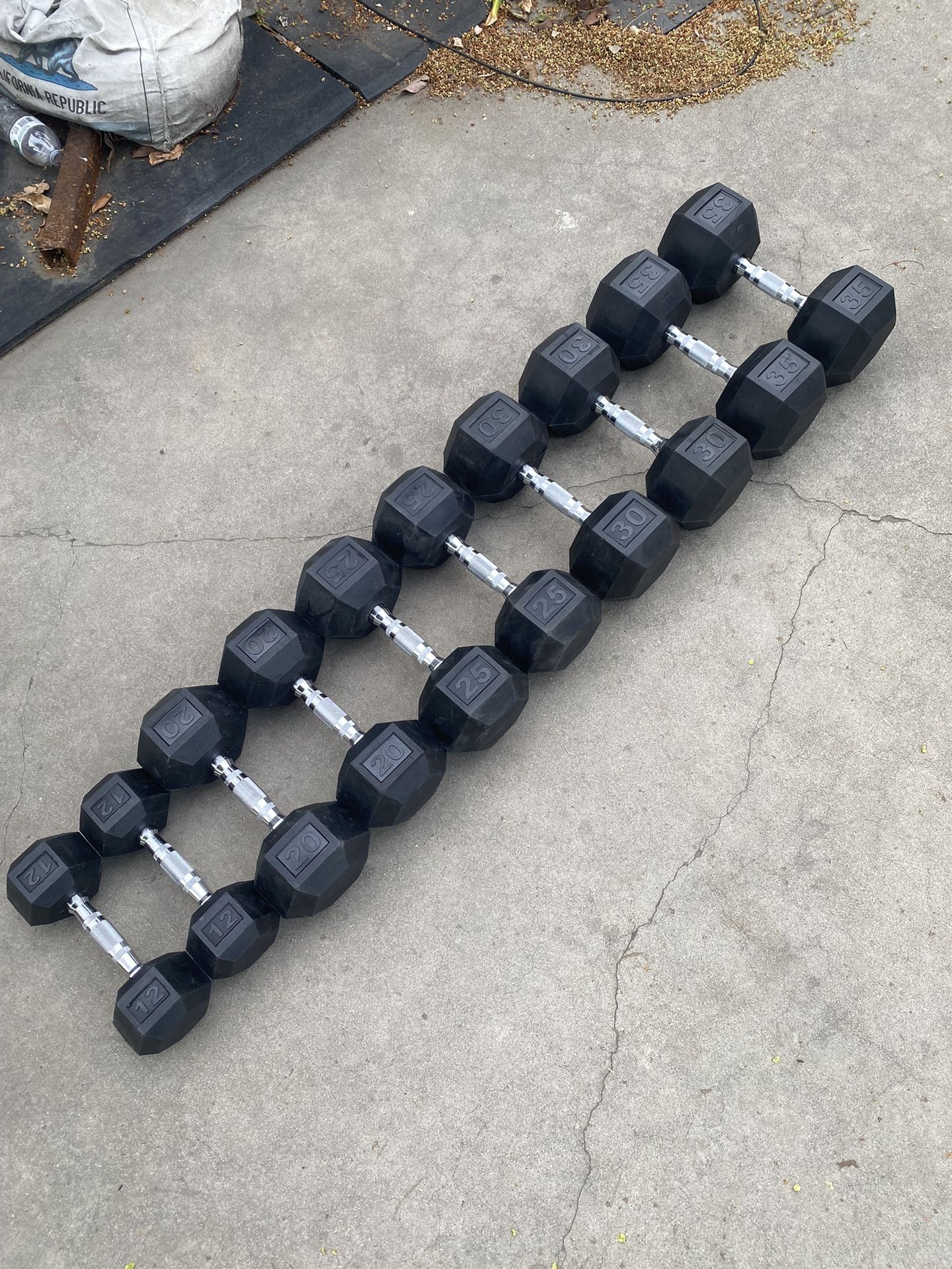 Dumbell Weights Set Weight For Sale for Sale in El Monte, CA OfferUp