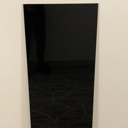 Heavy (approx 10 lbs.) BLACK GLASS (41" x 16.75") - posted price is firm.
