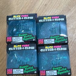 NEEDOH- VIRAL glitter  & glow in the dark cube 2.25 inches