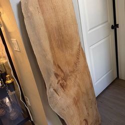 Live edge oak from Oregon coast
