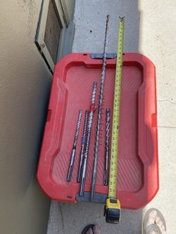 Sds Max Bits 3/8 -13. 1/2 X 13. 3/4 X 20. 3/4 X36. 7-8 X13