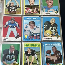 60’s and 70’s football cards