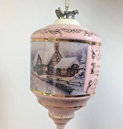 Thomas Kincaid Christmas ornaments