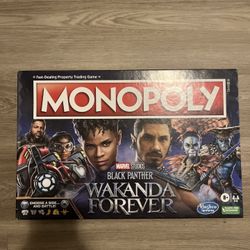 Monopoly Marvel Studios Black Panther Wakanda Forever 