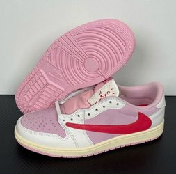 Nike Jordan 1 Low Travis Scott Tropical Pink Men’s Shoes Size 10