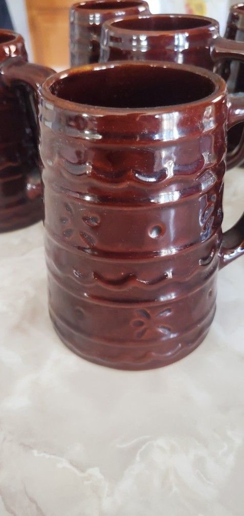 Vintage MarQuest Pitcher and Mugs