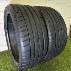 U174  225 35 19 88Y  Michelin  Pilot Sport 4S   2 Used Tires 90% Life 