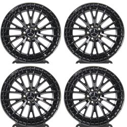 20" Staggered Mercedes-Benz AMG Wheels Rims Set of 4 20x8.5 20x9.5 5x112