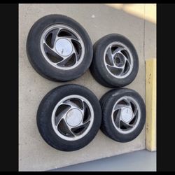 4 — 205/60r15 4x4.5 4x114.3 Stock Enkei Honda Accord Sentra Wheels Rims Tires!!!!!!!!!!!
