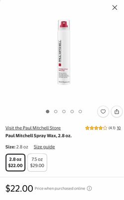 Paul Mitchell Flexible Style Spray Wax 2.8 oz