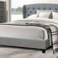 Queen Bed Frame With Mattress 