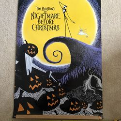 Nightmare Before Christmas Poster (22”x34”)