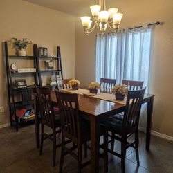 Dining Room Table And Shelves 