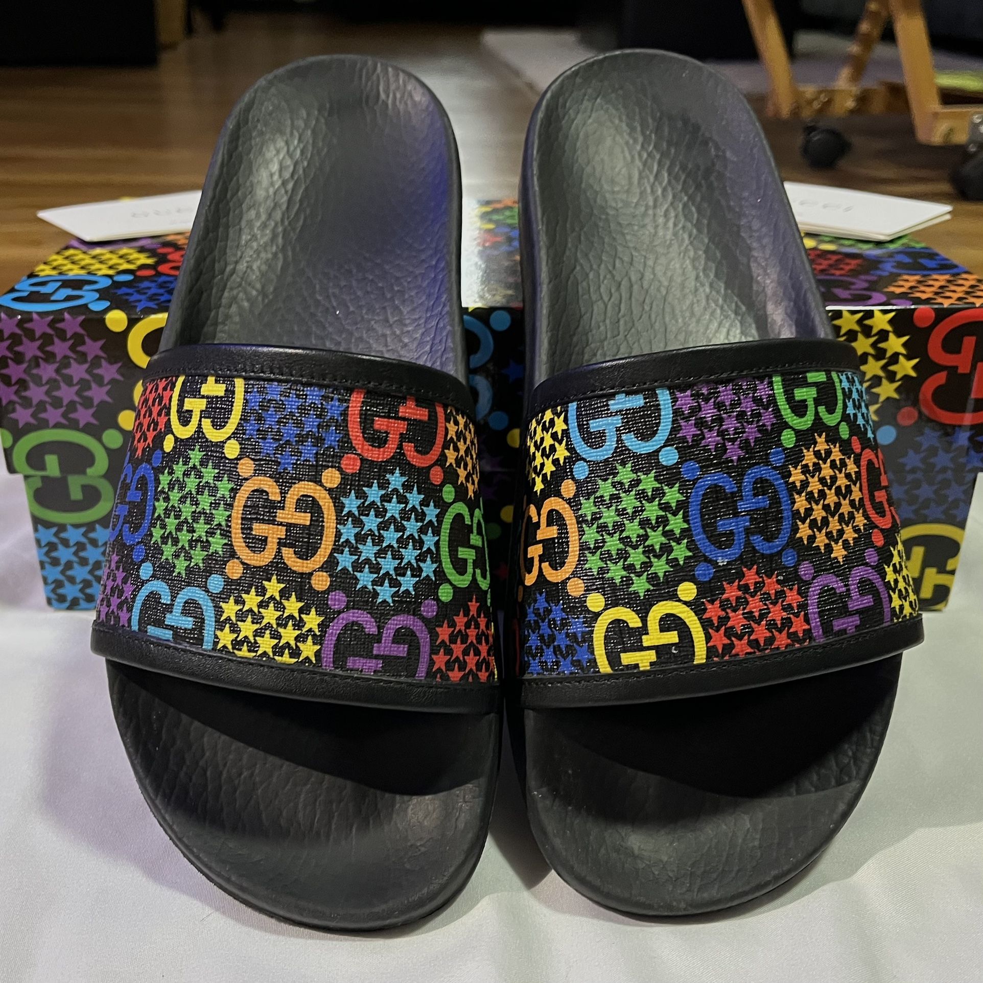 Gucci GG Psychedelic Slides 