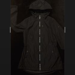 Michael Kors Hooded WaterResistant Windbreaker Jacket women's
