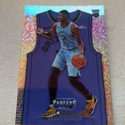Jaren Jackson Jr Dazzle Parallel Rookie Card 186
