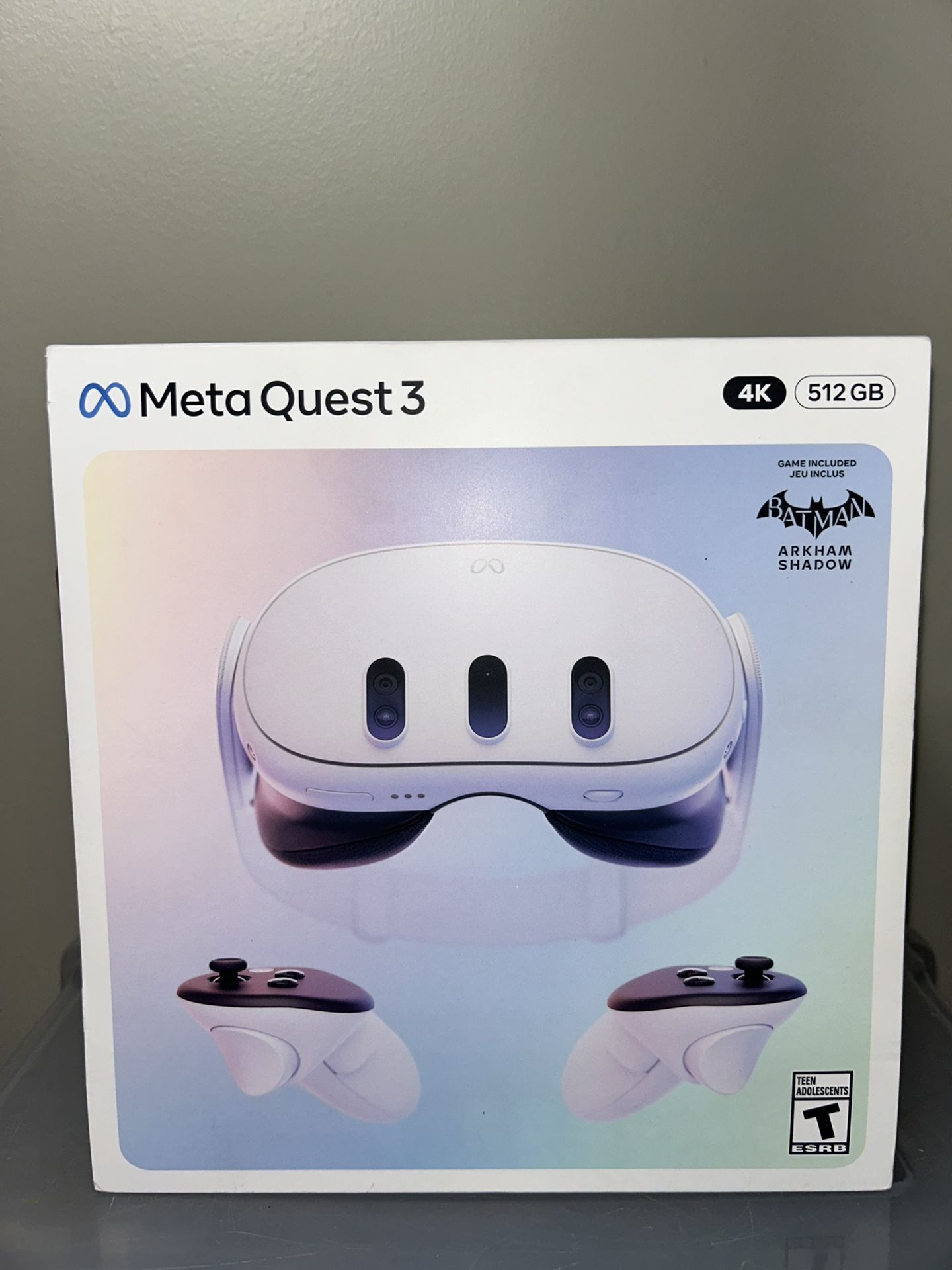 Meta Quest 3 – 512GB + Batman: Arkham Shadow (USED ONCE)