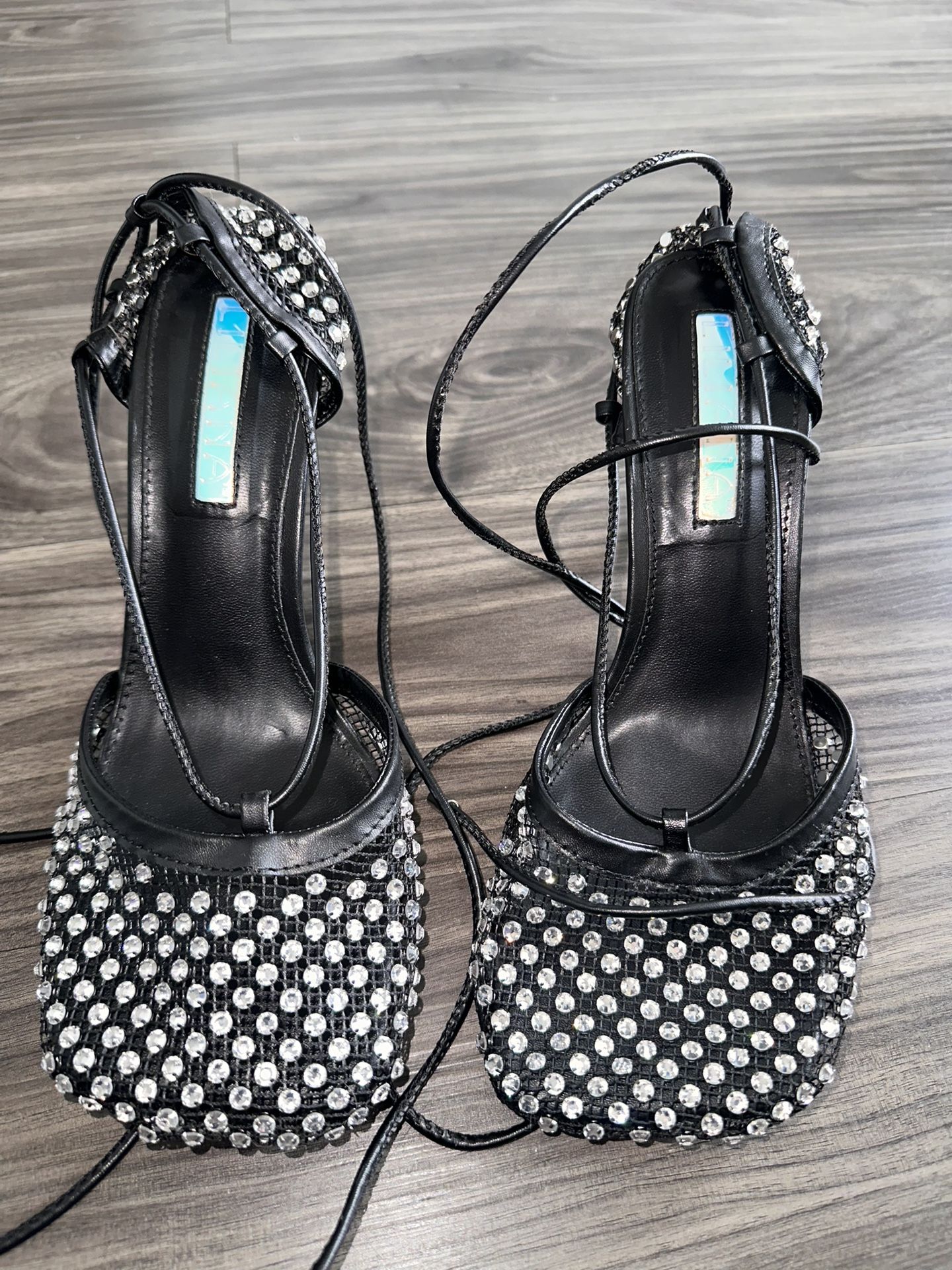 Black Strappy Heels