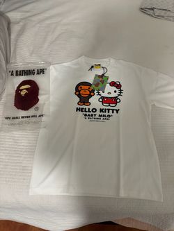 Hello Kitty and Milo White Bape Shirt