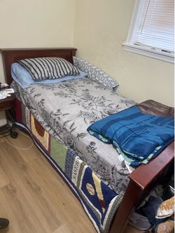 Nice Wood twin bed