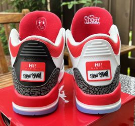 Eminem Jordan 3 Mens Size 5