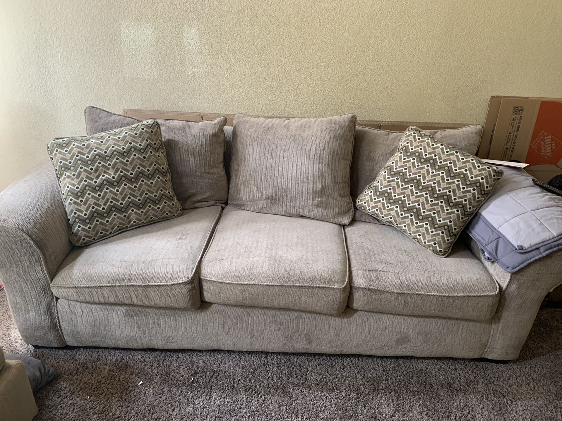 Couch and arm chair for sale