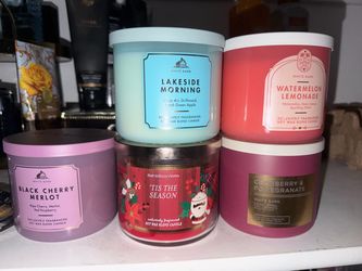 Bath and body works candles