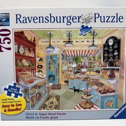 New!! Ravensburger Corner Bakery 750pc Jigsaw Puzzle