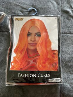 Orange wig
