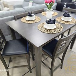 COUNTER-HT TBL SET 7PC 