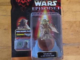 Star Wars Episode I Yoda with Jedi Council Chair Figure