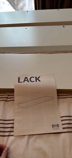 Ikea Lack Floating Shelves 3 White 43 Inches Long