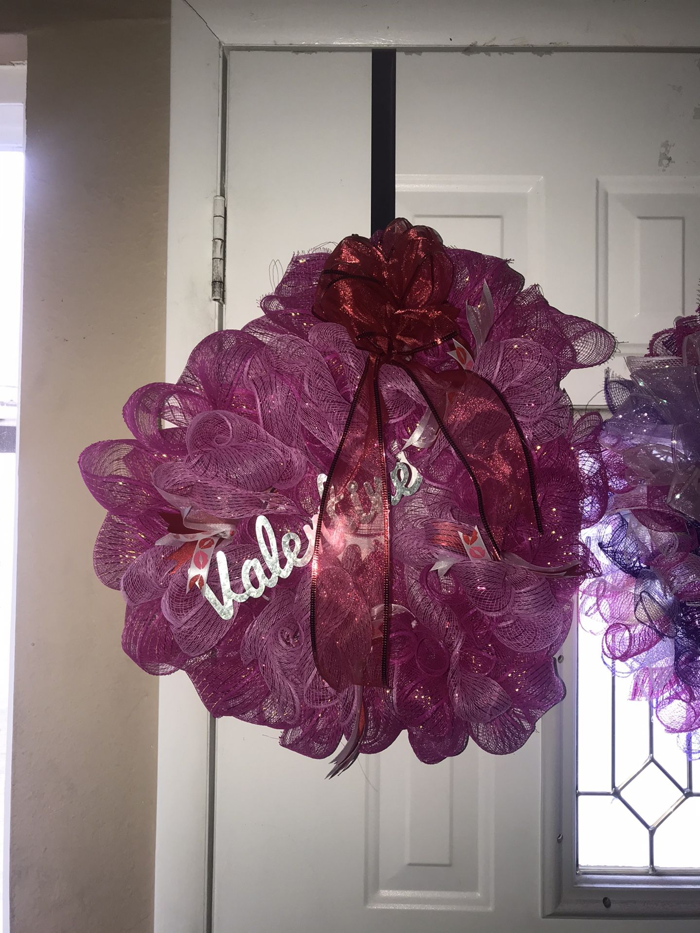 Valentines door wreath