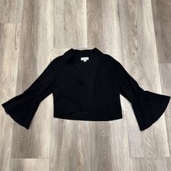 Calvin Klein Black Bell Sleeve Cardigan