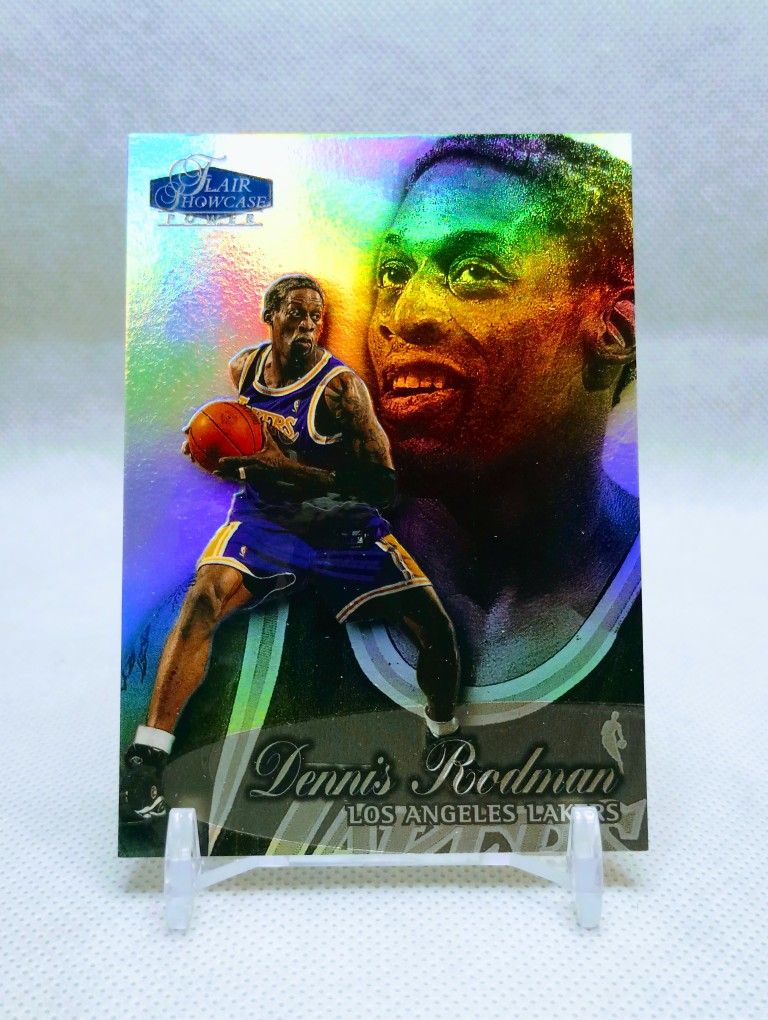 Dennis Rodman 1998-99 Flair Showcase Power Row 3 #64 NBA Los Angeles Lakers Rare