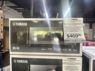 BRAND NEW- AUTHORIZED DEALER!!! Yamaha RX-V4A 5.2-Channel AV Receiver with 8K HDMI and MusicCast