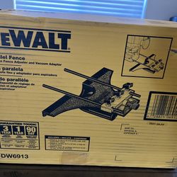 DEWALT Router Edge Guide, Fine Adjustment, Vacuum Adaptor (DW6913)  New . 