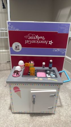 American girl ice cream cart