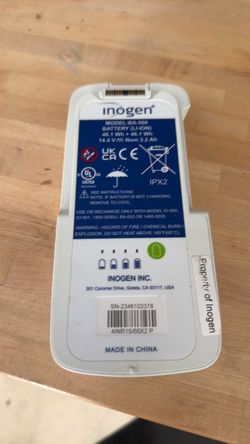 Inogen lithium battery