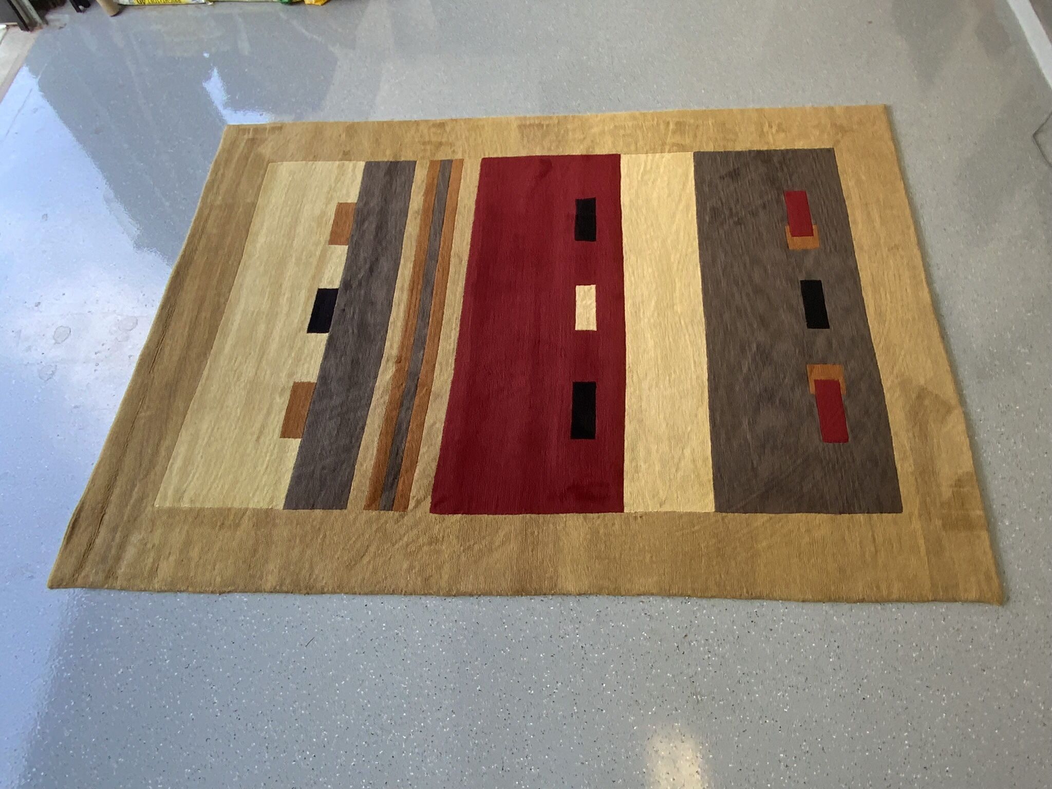 Hand Knotted India Wool Rug