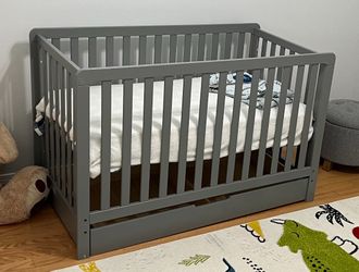 Free Gray Crib