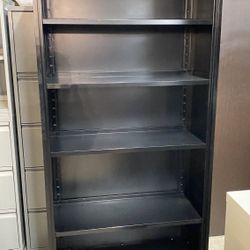 Steelcase metal shelves 